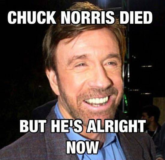 Chuck Norris Is Alright Funny Meme Funny Memes