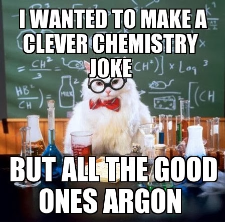 Clever Chemistry Joke funny meme
