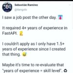 FastAPI Creator – Years of experience Funny Meme