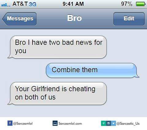 Girlfriend Cheating Both Funny Meme