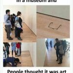Glasses Art in the Museum Funny Meme