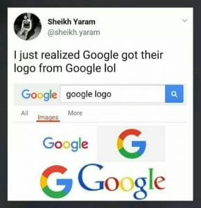 Google got Logo from Google Funny Meme