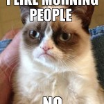 I like morning people Funny Meme