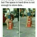 Installing VLC Player but no space in Hard Drive Funny Meme