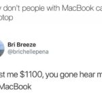People don’t call MacBook a Laptop Funny Meme