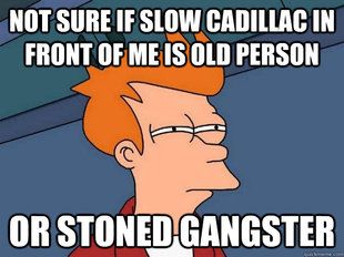 Stoned Gangster Funny Meme