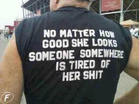 Tired of Her Shit Shirt Funny Meme