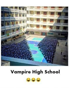Vampire High School Funny Meme