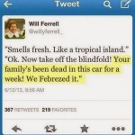 Will Ferrell smells like fish Funny Meme