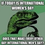 Womens Day vs Mens Day Funny Meme