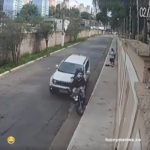 Robbery failed, hit by a car… instant karma